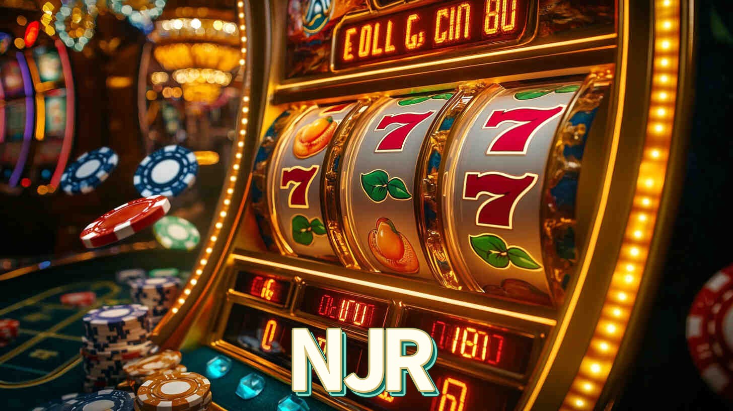 Profissional de cassino confiante rodeado por moedas douradas e uma interface digital, destacando o início de sessão seguro na NJR para o Brasil NJR – Descubra jogos de caça-níqueis com altos pagamentos e a emoção do jackpot no Brasil